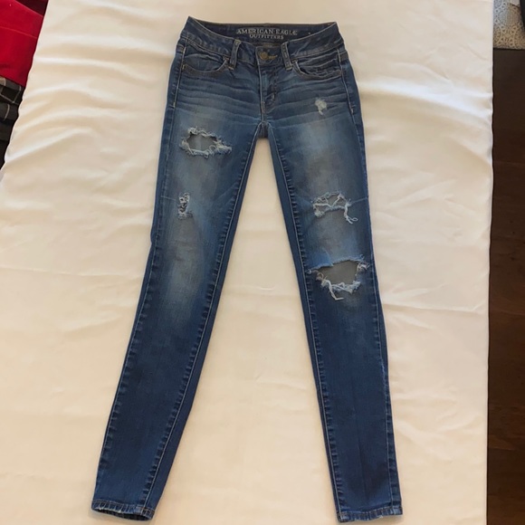 American Eagle Size 00 Jegging Jeans - Picture 1 of 6